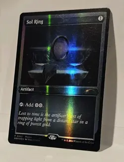 MTG ~ Foundations ~ Alt Art ~ Sol Ring ~ Promo Card ~ P001 ~ Foil - Image 2