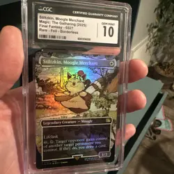 Stiltzkin Moogle Merchant (Borderless) Final Fantasy MTG CGC 10 Gem 🔥 FF9 - Image 1