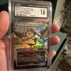 Stiltzkin Moogle Merchant (Borderless) Final Fantasy MTG CGC 10 Gem 🔥 FF9 - Image 2