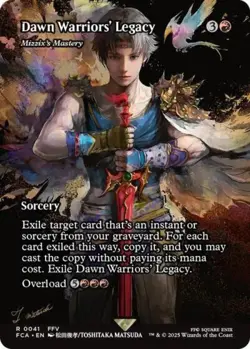 Dawn Warriors' Legacy - Mizzix's Mastery (Showcase) - Light Play MTG - Image 1