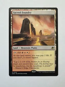 MTG - Sacred Foundry - EOE Edge of Eternities 0256 Rare Base - Image 1
