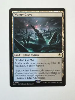 MTG - Watery Grave - EOE Edge of Eternities 0261 Rare Base - Image 1