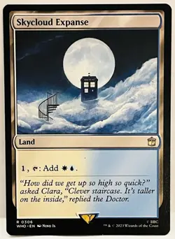 Skycloud Expanse - #306-MTG-Universes Beyond: Doctor Who-Regular-LP - Image 1