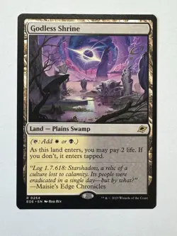 MTG - Godless Shrine - EOE Edge of Eternities 0254 Base Rare - Image 1