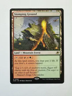 MTG - Stomping Ground - EOE Edge of Eternities 0258 Base Rare Land - Image 1