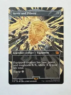 MTG - Aettir and Priwen - FIN Final Fantasy Borderless 0350 Mythic Base FFXIV - Image 1
