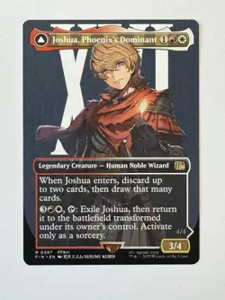 MTG - Joshua, Phoenix's Dominant - FIN Final Fantasy 0397 Borderless Rare Base - Image 1