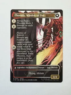 MTG - Joshua, Phoenix's Dominant - FIN Final Fantasy 0397 Borderless Rare Base - Image 2