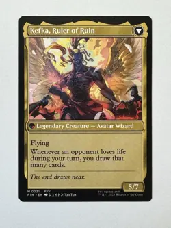 MTG - Kefka, Court Mage - FIN Final Fantasy 0231 Mythic Base FFVI - Image 2