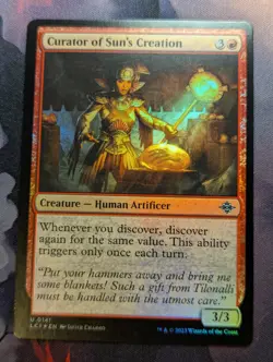 Curator of Sun's Creation - LCI - 0141 - MTG - TCG Card - FOIL - Image 1