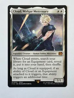 MTG - Cloud, Midgar Mercenary - FIN Final Fantasy 0010 Mythic Base FFVII - Image 1