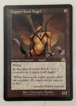 1x Copper-Leaf Angel Prophecy MTG Magic the Gathering NM - Image 1