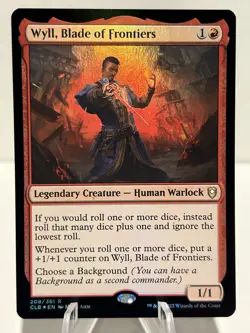 Wyll, Blade of Frontiers 208 R Battle for Baldur's Gate Foil NM MTG - Image 1