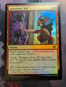Ancestors' Aid - LCI - 0132 - MTG - TCG Card - FOIL - Image 1