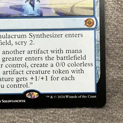 Simulacrum Synthesizer - Big Score (BIG) #6 LP Non-Foil MTG Outlaws Thunder Junc - Image 5