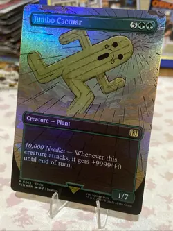 Jumbo Cactuar Borderless FOIL MTG FIN Nm/M 🧼🌵🏜 - Image 2