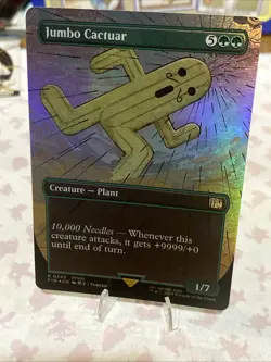 Jumbo Cactuar Borderless FOIL MTG FIN Nm/M 🧼🌵🏜 - Image 3