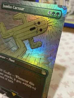 Jumbo Cactuar Borderless FOIL MTG FIN Nm/M 🧼🌵🏜 - Image 4