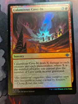 Calamitous Cave - In - LCI - 0139 - MTG - TCG Card - FOIL - Image 1