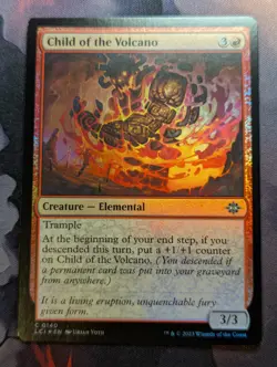Child of the Volcano - LCI - 0140 - MTG - TCG Card - FOIL - Image 1