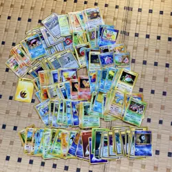 Pokemon TCG Japanese Old Back Cards Bulk Lot of 250+ Holo/Non-Holo Rare LP - Image 1