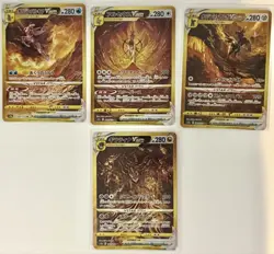 Pokemon TCG Japanese Holo Foil Cards Lot 4pcs VSTAR Universe UR EX - Image 1