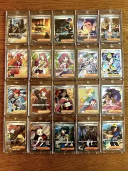 Pokemon TCG Japanese Trainer's SR & SAR Cards Lot of 20 Holo Rare Full Art EX - Image 1