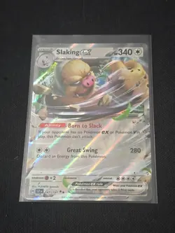 Slaking ex 147/191 Sv08: Surging Sparks Holo POKEMON TCG DOUBLE RARE NEAR MINT - Image 1