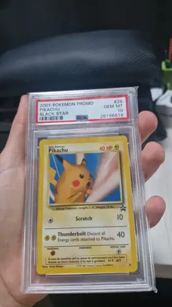 2001 Black Star Promo #26 - Pikachu Snap Pokemon League - Psa 10 ENG - Image 4