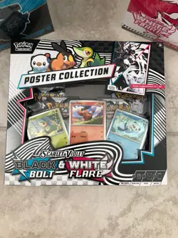Pokemon BLACK BOLT & WHITE FLARE ETB Set Plus Binder And Poster Collection Lot - Image 4