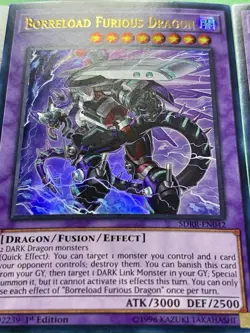 3x Borreload Furious Dragon | SDRR-EN042 | Ultra Rares | NM | 1st Ed | YuGiOh! - Image 4