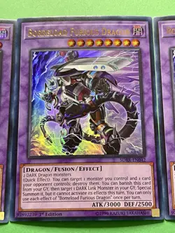 3x Borreload Furious Dragon | SDRR-EN042 | Ultra Rares | NM | 1st Ed | YuGiOh! - Image 5