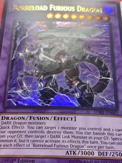 3x Borreload Furious Dragon | SDRR-EN042 | Ultra Rares | NM | 1st Ed | YuGiOh! - Image 2