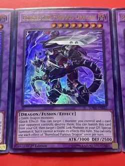 3x Borreload Furious Dragon | SDRR-EN042 | Ultra Rares | NM | 1st Ed | YuGiOh! - Image 5