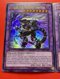 3x Borreload Furious Dragon | SDRR-EN042 | Ultra Rares | NM | 1st Ed | YuGiOh! - Image 3