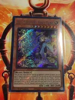 Yugioh! TCG Battles of Legend: Monstrous Revenge Noh-PUNK Foxy Tune SR Lot Read - Image 1
