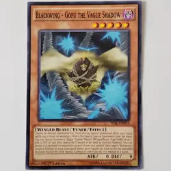 Blackwing - Gofu the Vague Shadow - TDIL-EN013 - MP - Common - 1st ed - Yugioh - Image 1