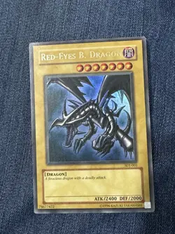 YuGiOh Red-Eyes B. Dragon SDJ-001 Joey Starter Deck 1996 - Image 1