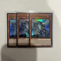 Yugioh 3x Gameciel, The Sea Turtle Kaiju DUDE-EN037 Ultra Rare 1st Ed NM Playset - Image 1