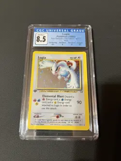 Pokemon Neo Genesis 1st Edition Holo Card #9 Lugia CGC 8.5 - Image 2