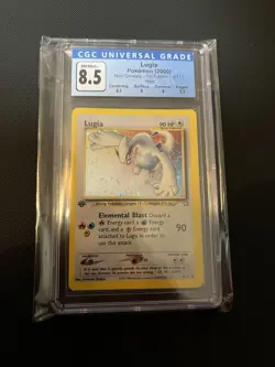 Pokemon Neo Genesis 1st Edition Holo Card #9 Lugia CGC 8.5 - Image 5