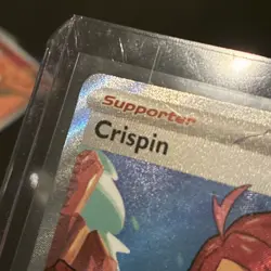 Pokemon TCG Crispin Trainer Supporter Card Stellar Crown 164/142 - Image 3