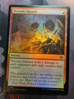 Tectonic Hazard - LCI - 0169 - MTG - TCG Card - FOIL - Image 1