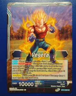 Dragon Ball Super Card Game Ss4 Vegeta Ultimate Evolution Bt11 032 Uc Foil - Image 2