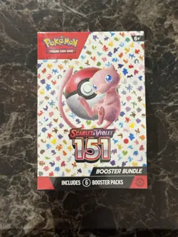 Pokemon Scarlet Violet 151 Booster Bundle 6-Pack, Factory-Sealed - Image 1