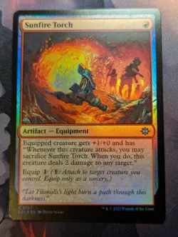 Sunfire Torch - LCI - 0167 - MTG - TCG Card - FOIL - Image 1