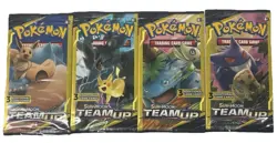 Pokemon Sun & Moon Team Up 3 Card Mini Booster Packs. Complete Art Set! Lot of 4 - Image 1