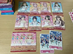lovelive Love Live Series official card game L PR rare R HOLO lot 144 bulk cards - Image 3