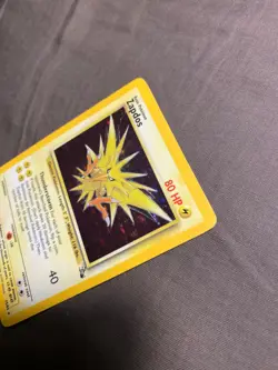 Pokemon TCG ZAPDOS Fossil Set #15/62 - HOLO FOIL Shiny Base NM/LP Vintage Card - Image 2