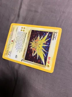 Pokemon TCG ZAPDOS Fossil Set #15/62 - HOLO FOIL Shiny Base NM/LP Vintage Card - Image 4